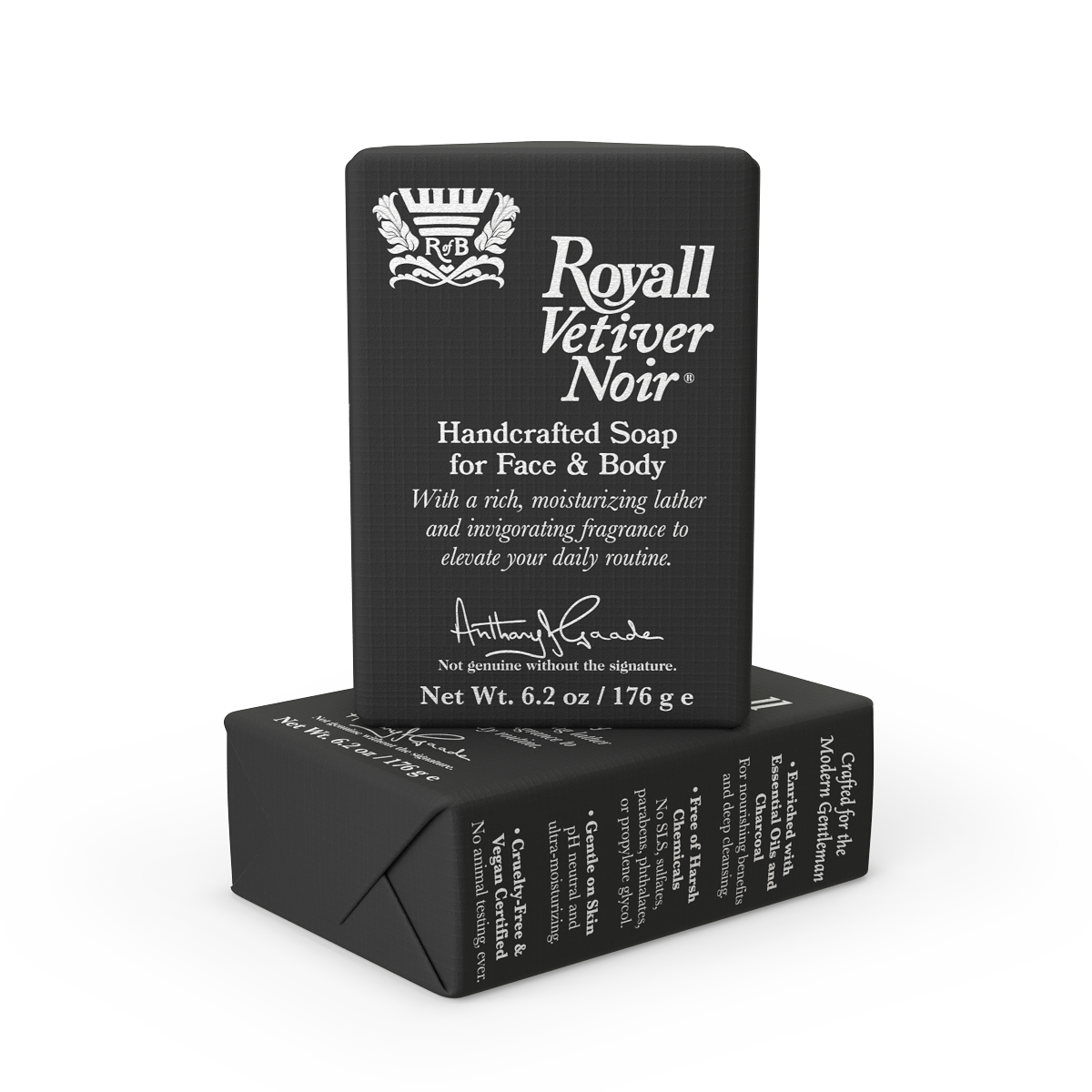 Royall Vetiver Noir Soap Pack (2 bars)